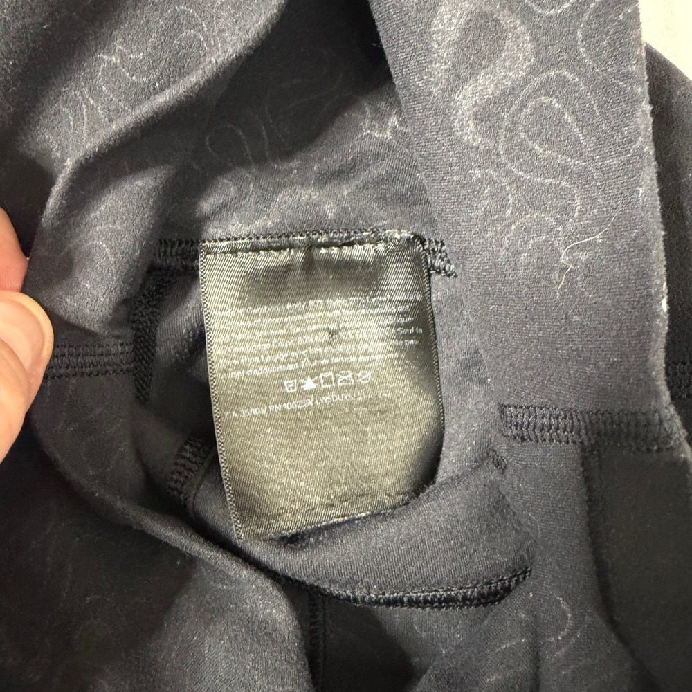 Lululemon Align High-Rise Pant 25"Yogo Emboss Black Sz 2 - Picture 4 of 7